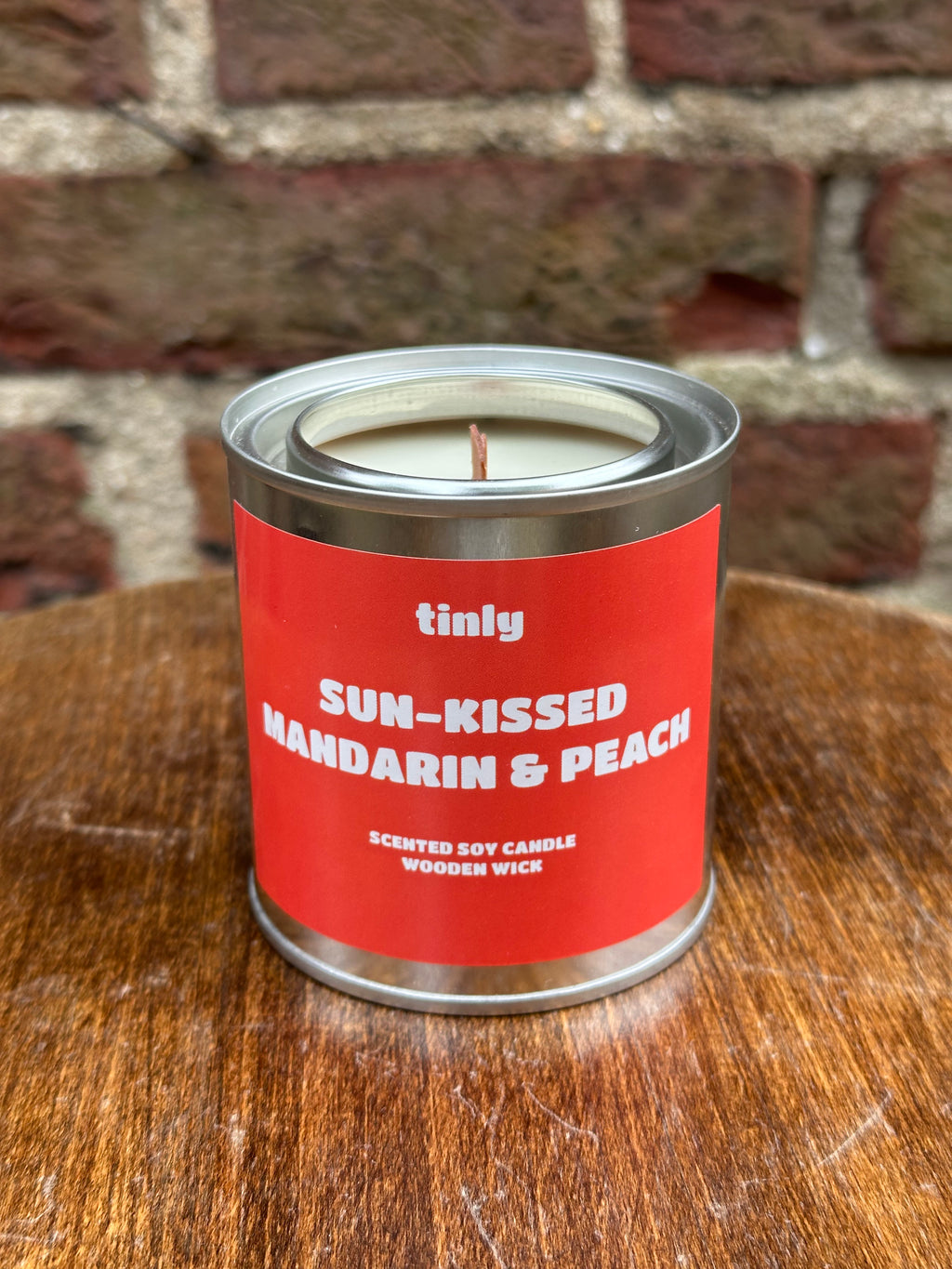 Sun-Kissed Mandarin & Peach - Scented Soy Candle