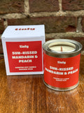 Sun-Kissed Mandarin & Peach - Scented Soy Candle