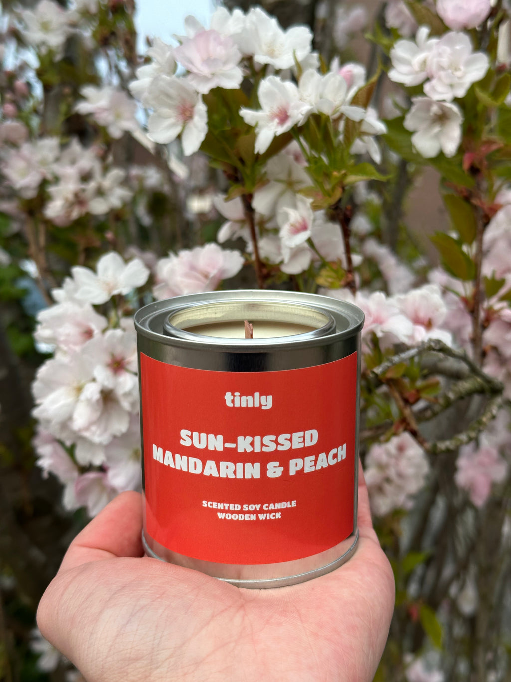 Sun-Kissed Mandarin & Peach - Scented Soy Candle