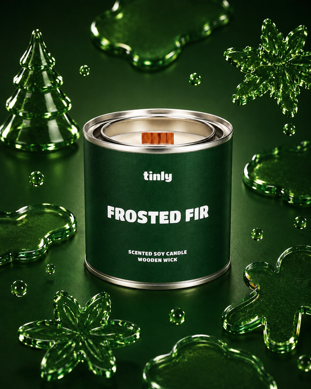 Frosted Fir - Scented Soy Candle