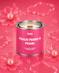 Peach Peony & Pearl - Scented Soy Candle