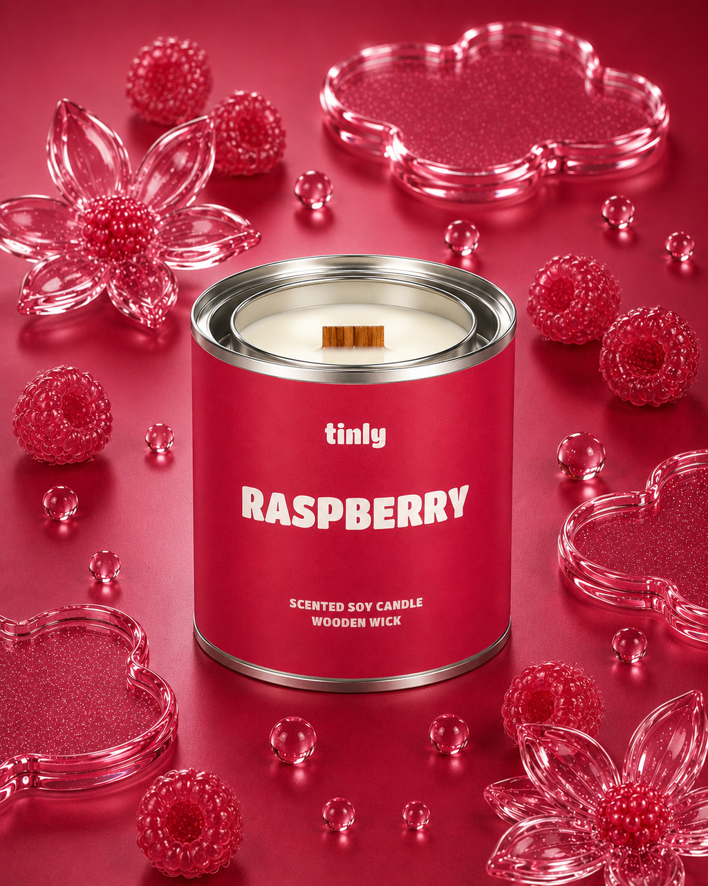 Raspberry - Scented Soy Candle