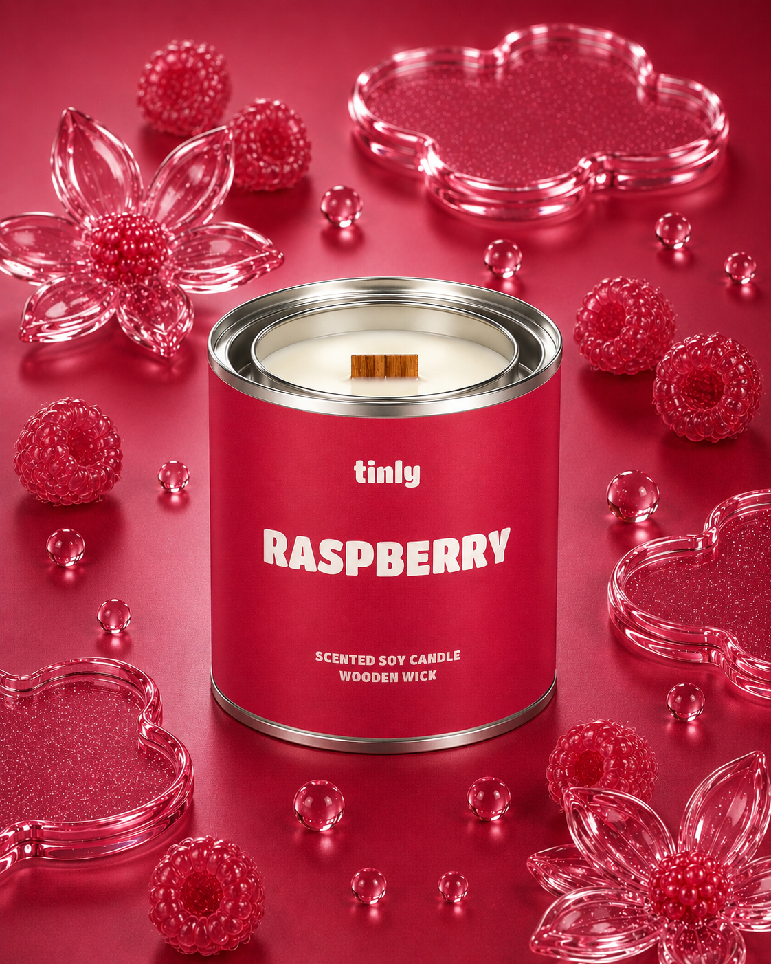 Raspberry - Scented Soy Candle