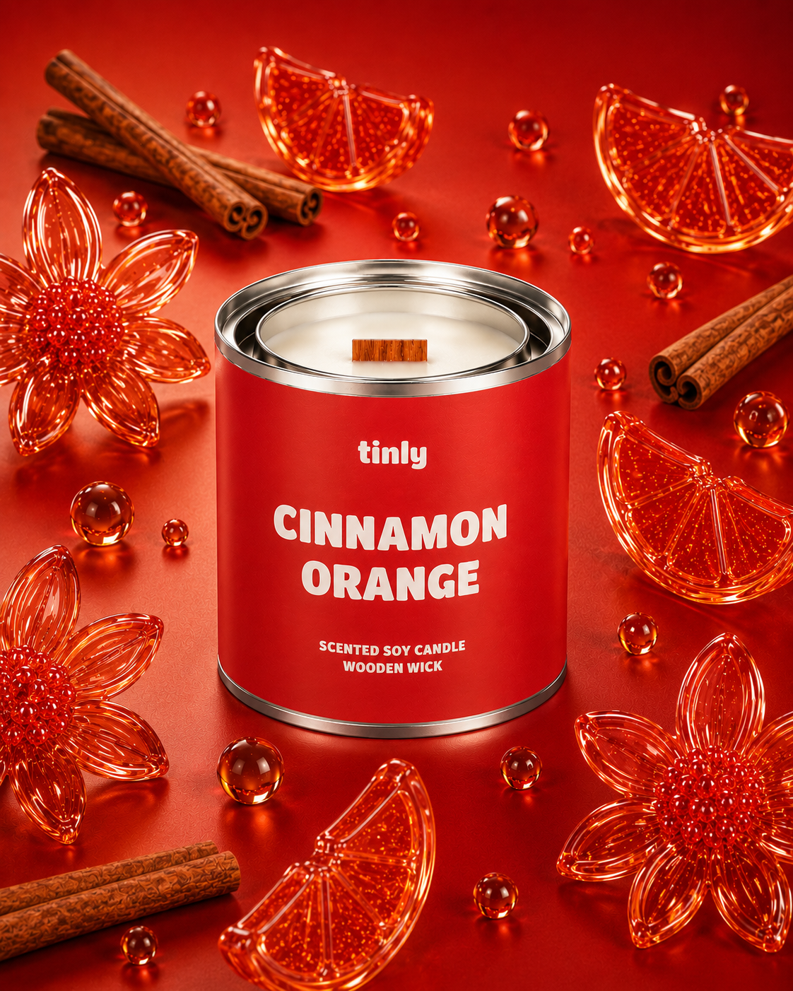 Cinnamon Orange - Scented Soy Candle