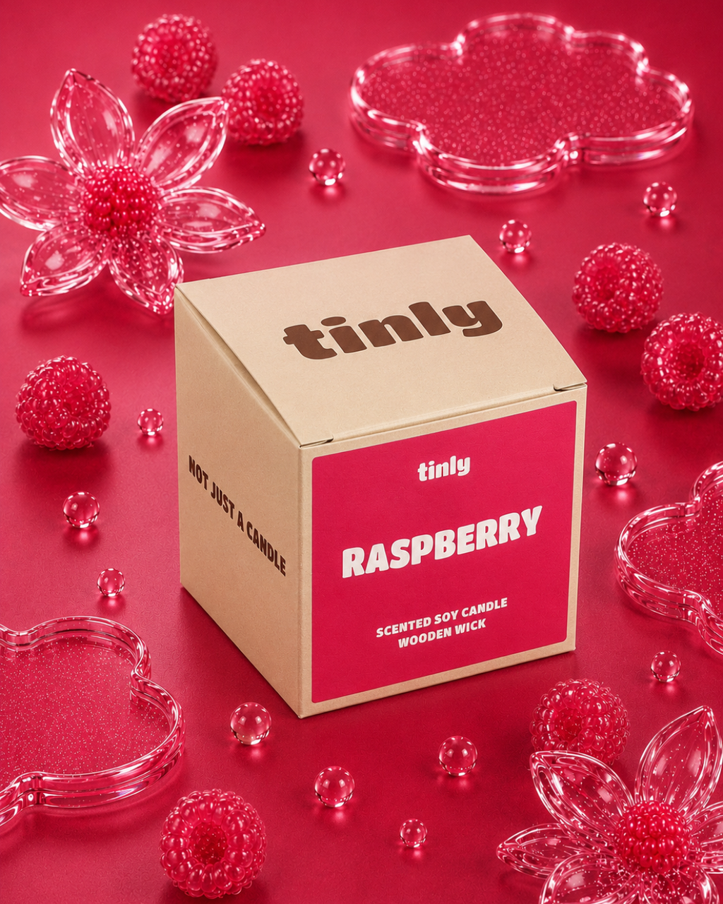 Raspberry - Scented Soy Candle